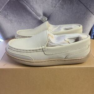 Women's Cream Moccasins